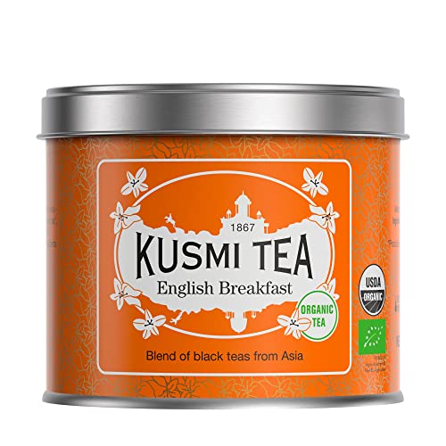 Kusmi Tea English Breakfast - 3.5 oz Loose Tea Tin - Organic Eng...