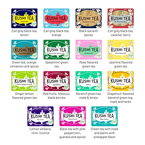 Kusmi Tea The Collection Gift Set - 15 Loose Teas In Miniature T