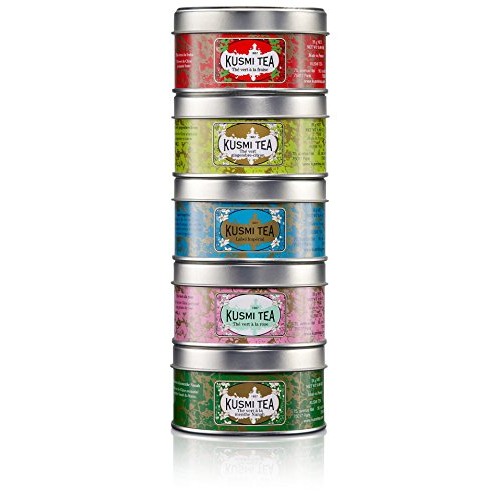 Green Teas-Assortment Of 5 Tins