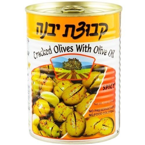 Kvuzat Yavne Cracked Spicy With Olive Oil 19 Oz. Pk Of 3.