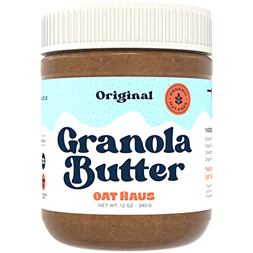 Oat Haus Organic Original Granola Butter | Peanut-free, Almond ...