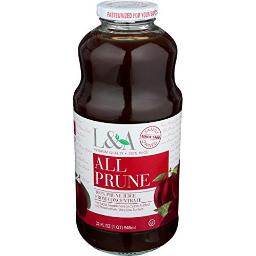 L &Amp; A Juice All Prune Juice, 32 Fl Oz