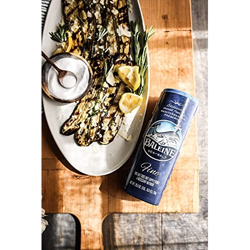 La Baleine Sea Salt Fine Crystals Canister, 26.5 Ounce