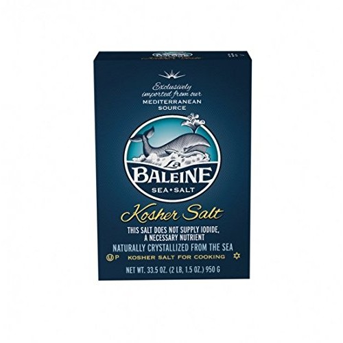 La Baleine Kosher Salt, 33.5 Ounce Pack Of 6
