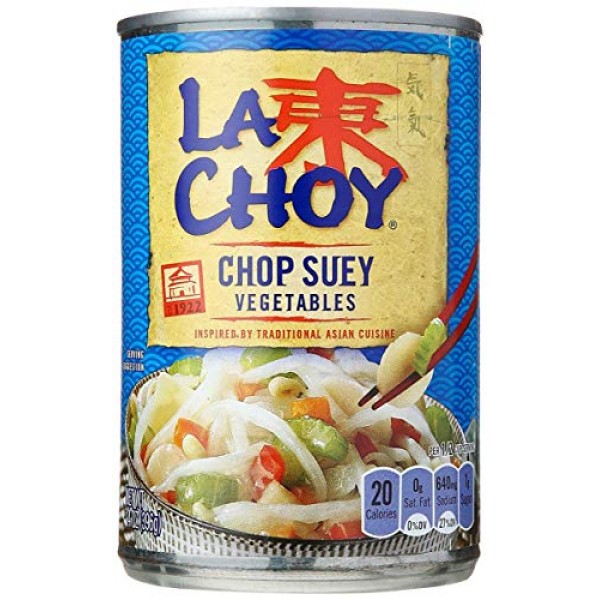 La Choy Chop Suey Vegetables Asian Cuisine 14Oz 8 Pack