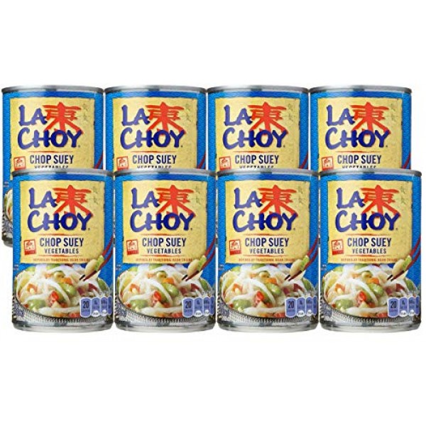La Choy Chop Suey Vegetables Asian Cuisine 14Oz 8 Pack