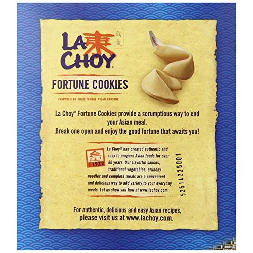 La Choy, Fortune Cookies, 3Oz Box Pack Of 4