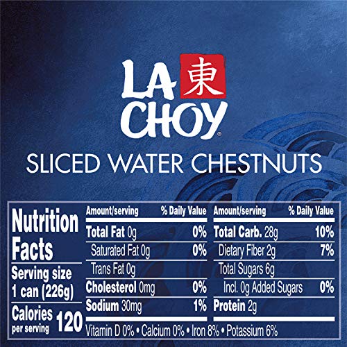 La Choy Sliced Chestnuts, 8 Ounce