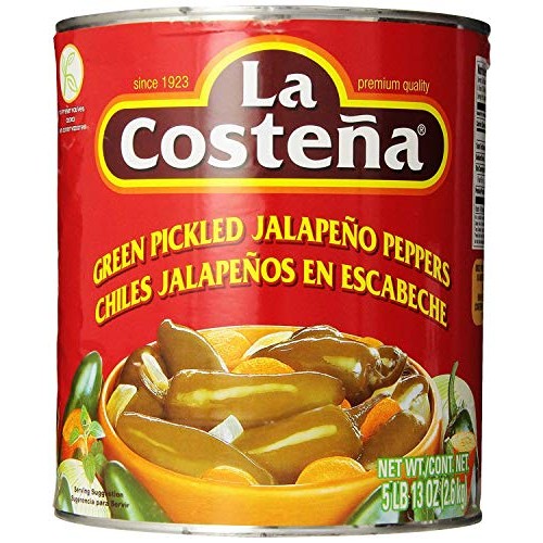 La Costena Pepper Jalapeno Whole #10 93Oz