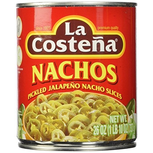 La Costena Nacho Jalapeno, 26 Ounce Pack Of 12