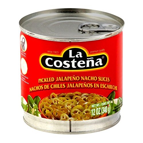 La Costena Pickled Jalapeno Pepper Nacho Slices Pack Of 3 12 O