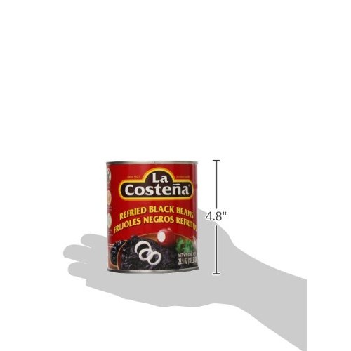 La Costena Refried Black Beans, 28.9 Ounce Pack Of 12