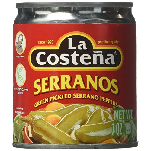 La Costena Serrano Pepper, 7 Ounce Pack Of 24