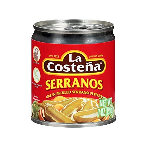 La Costena Serrano Pepper, 7 Ounce Pack Of 24