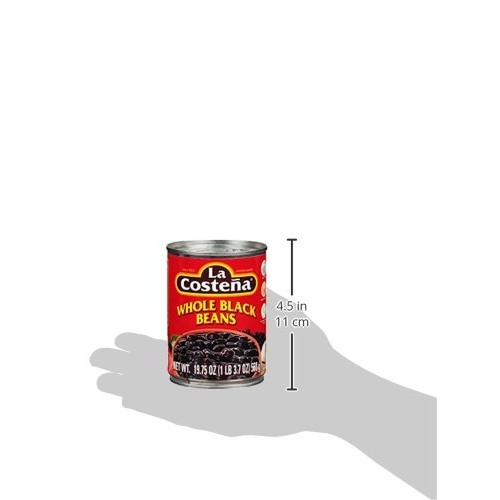 La Costena Whole Black Beans, 1.40 Pound Pack Of 12