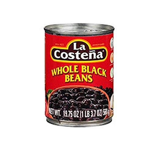 La Costena Whole Black Beans, 1.40 Pound Pack Of 12