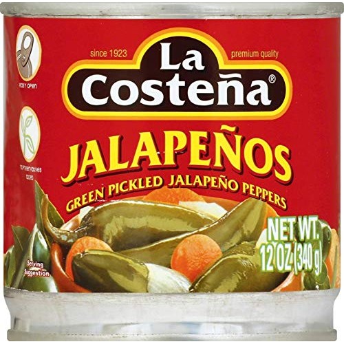 La Costena Whole Jalapeno, 12-Ounce Pack Of 12