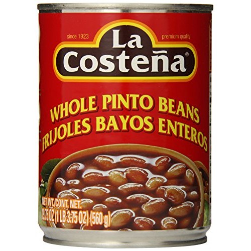 La Costena Whole Pinto Beans, 1.40Lbpack Of 12