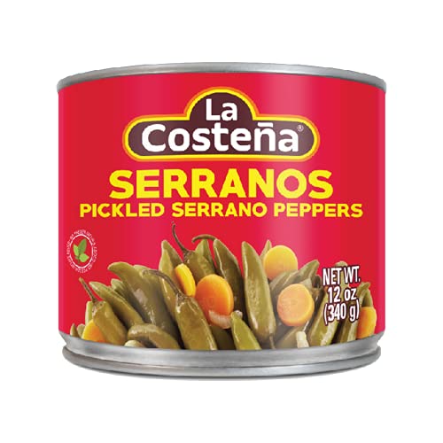La Costena Serrano Pepper, 12 Ounce Pack Of 12