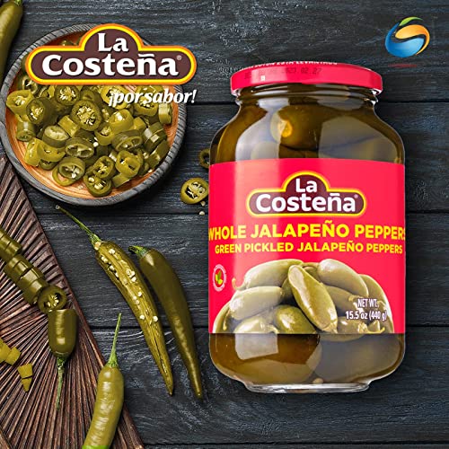 La Costena Pickled Jalapeno Nacho Slices Case of 12