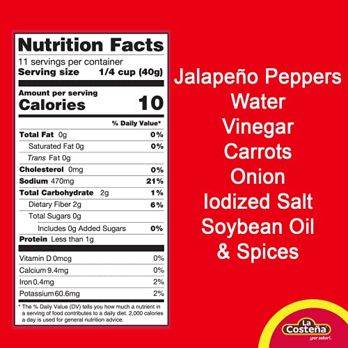 La Costena Sliced Jalapeno Peppers , 28 Oz