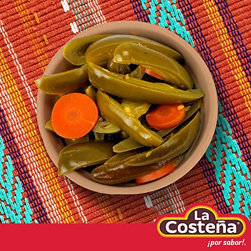 La Costeña Sliced Jalapeño Peppers | Pickled Green Hot Jalapeños...