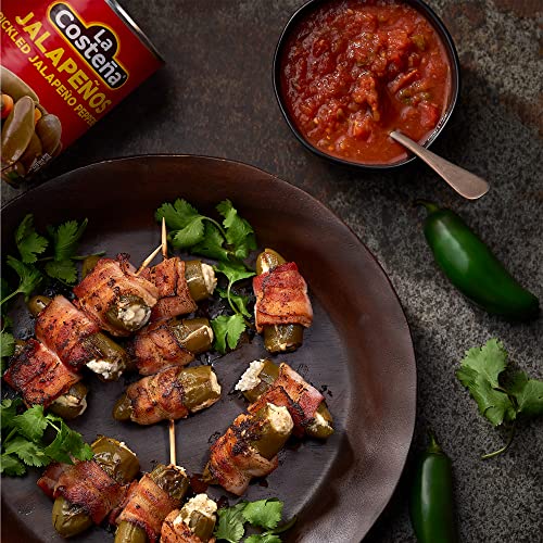 La Costeña Sliced Jalapeño Peppers | Pickled Green Hot Jalapeños...