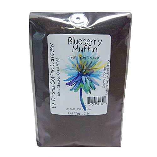 La Crema Coffee Company Bulk Blueberry Muffin, 2 Pound