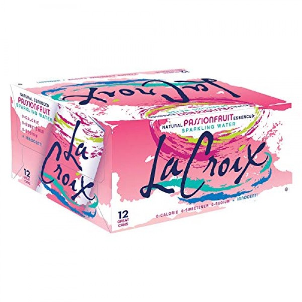 Lacroix, Sparkling Water, Passionfruit, Pack Of 2, Size 12/12 Fz