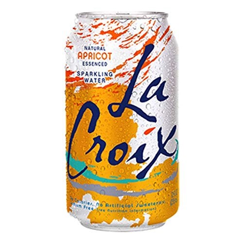 La Croix Sparkling Water, 12 Ounce 48 Cans Apricot