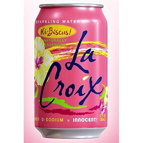 La Croix Hi-Biscus Naturally Essenced Flavored Sparkling Water,