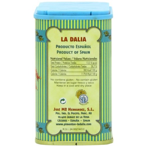 La Dalia Sweet Smoked Paprika From Spain, 2.469 Oz