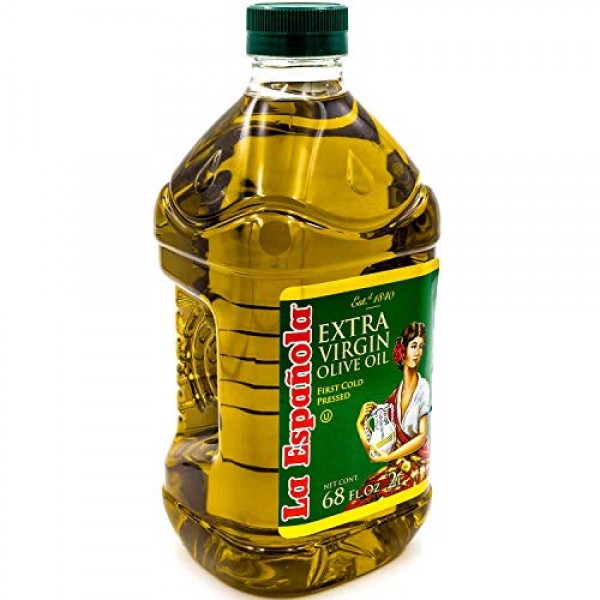 La Española 100% Extra Virgin Olive Oil, 68 fl oz 2 Liter