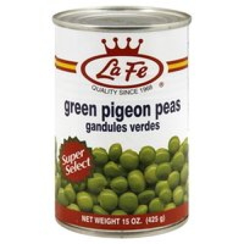 La Fe Green Pigeon Peas, 15Oz