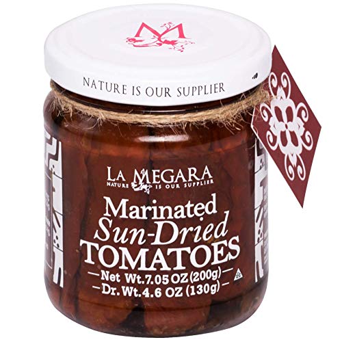 Marinated Sun-Dried Tomatoes, 8.8 Oz Glass Jar, Mediterranean Fl