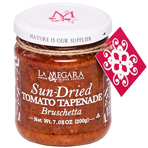 Sun-Dried Tomato Tapenade, Tunisian Bruschetta, 6.7 Oz, Juicy Fl