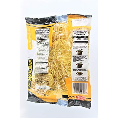 La Moderna Coil Fideo Vermicelli 100% Durum Wheat 6.3 Oz. Pk Of 3.