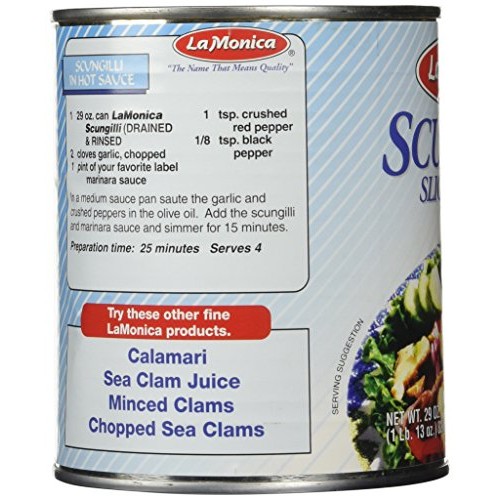 Lamonica Fine Foods Scungilli, Sliced Conch, 29-Ounce