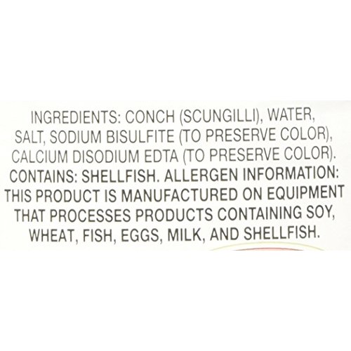 Lamonica Fine Foods Scungilli, Sliced Conch, 29-Ounce