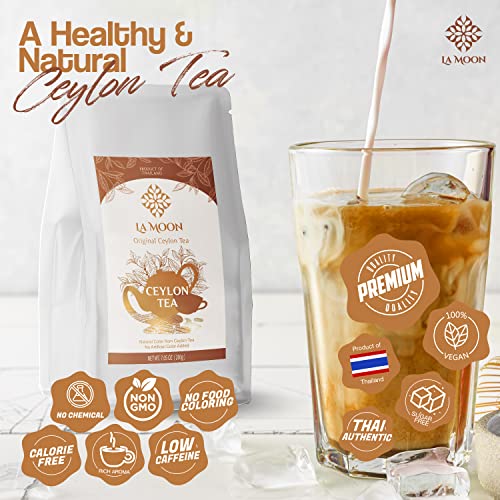La Moon Tea - Ceylon Thai Tea, Ceylon Black Tea Finest Ground Po...
