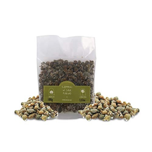Capers Of Pantelleria In Sea Salt, Medium Size, 9/10 Mm - Sachet