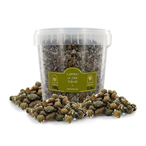 Capers Of Pantelleria In Sea Salt, Small Size, 4/8 Mm - Plastic