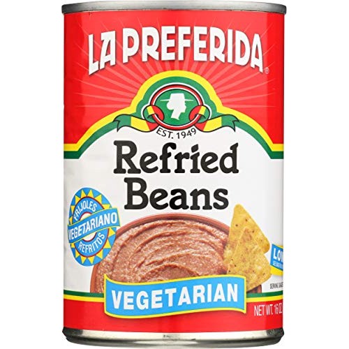 La Preferida La Preferida Refried Beans Vegetarian 16 Oz,, 16 Oz