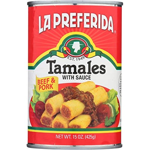 La Preferida La Preferida Tamales With Sauce Beef &Amp; Pork 15 Oz,,