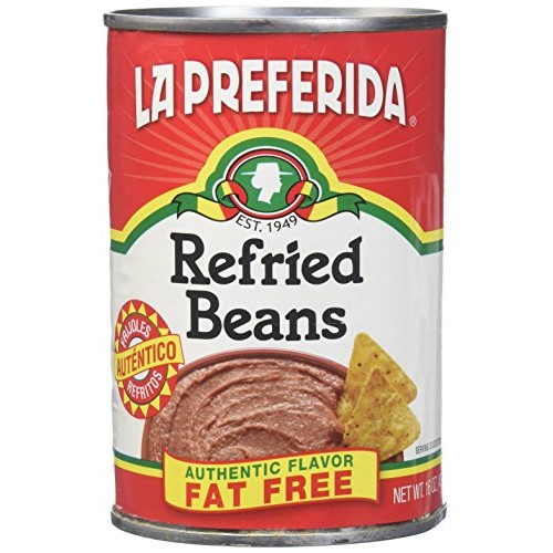 La Preferida Refried Beans Fat Free, 16-Ounce Pack Of 12