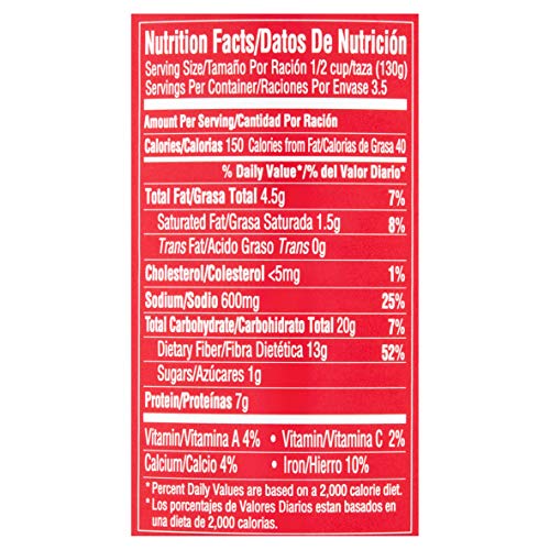 La Preferida Refried Beans, Spicy Chipotle, 16 Oz Pack - 6