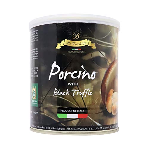 La Rustichella- Porcino With Black Truffle, Imported Porcini Mus