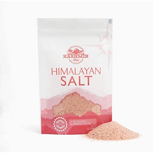 LA SALT CO Kashmir 2.2 Lbs X-Fine Pink Himalayan Salt | Pure, Fo...