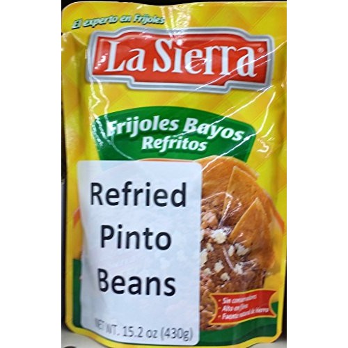 La Sierra Refried Pinto Beans Microwave Pouch 15.2 Oz Pack Of 4