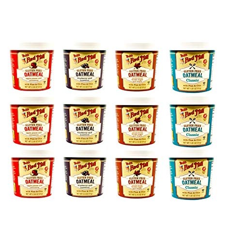 Bobs Red Mill Gluten-Free , Oatmeal Cup Variety 12 Pack Apple